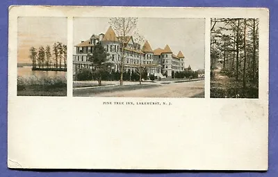 Old Postcard Lakehurst Nj 1915 Pine Tree Inn • $2.50