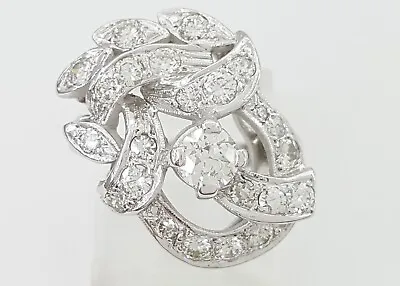 Antique Vintage Old European Cut Diamond Ring 1.12 Ct • $995