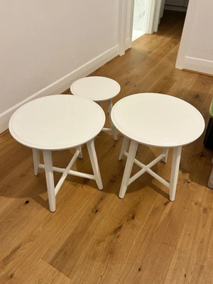$50 • Buy Timber Side Tables - Set Of 3