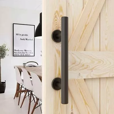 12  Sliding Barn Door Handles And Pulls Double Sided Hardware Set Flat Bottom... • $22.88