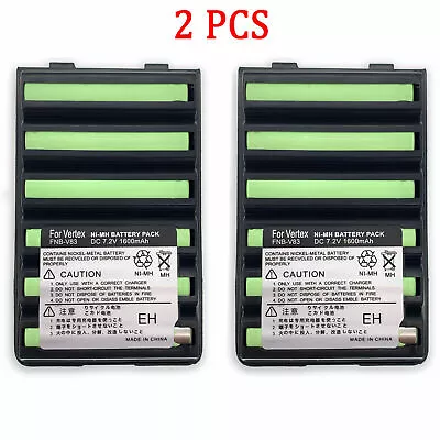 2 X Battery For YAESU / Vertex VX-210 VX-400 VX-410 VX-414 VX-417 VX-420 VX-424 • $58.99