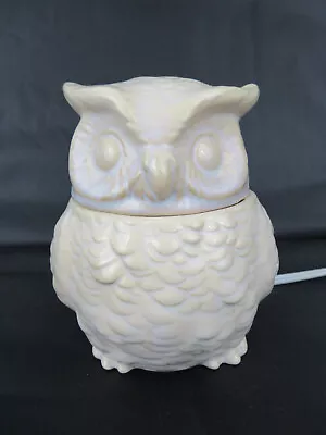 Yankee Candle Co OWL Wax Warmer - Electric Tarts Wax Melts Ivory Off White • £16.50