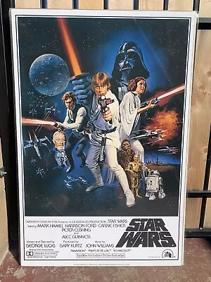 Star Wars A New Hope 1977 Movie Poster 24x36 Poster NEW • $7.99