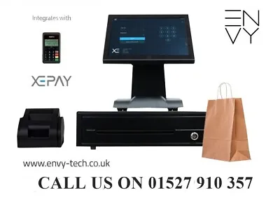 £99 • Buy Pizza Shop NEW 15  Touchscreen Xonder X1 All In One Cash Register EPOS System