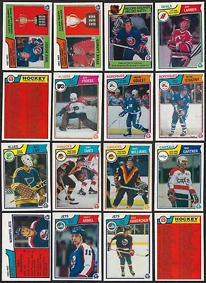 1983-84 OPC Hockey Cards 201-396 U Pick (BUY 5 GET 10% OFF - BUY 10 GET 20% OFF) • $0.72