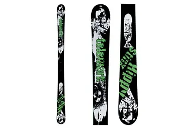 K2 Hippy Stinx Telemark Skis 190 Cm 75” NO Bindings Green Black • $119.98