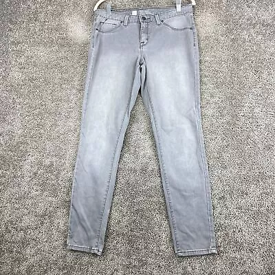 Mossimo Denim Legging Jeans Women's Size 10 Gray Mid Rise 5-Pocket Cotton Blend • $15.38