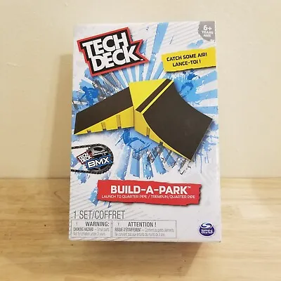 Tech Deck--build A Park-catch Some Air  Black And Yellow Ramps (new)  • $18.99