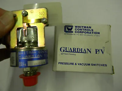 $50 • Buy NOS Whitman Controls Guardian P/V P88G-5-C 5TB Pressure And Vacuum Switch  S5