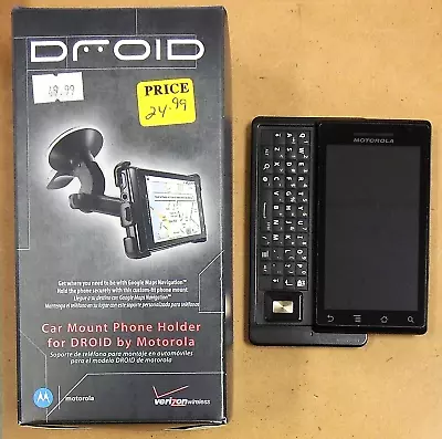 Motorola Droid 1 A855 - Black ( Verizon ) Rare Android Smartphone - Bundled • $50.99
