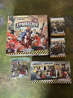Zombicide 2nd Edition Board Game With Expansions CMON Games  • $75