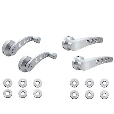 Ford Truck Inside Interior Aluminum Billet Door Handles & Window Knob Cranks Set • $98.95