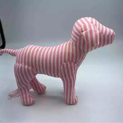 Victoria Secret Pink & White Striped Cloth Dog • $12