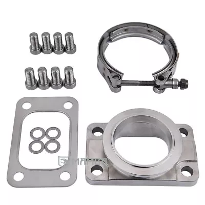 CNC SUS310 Manifold Flange Adapter T3 To V-Band Garrett GT30R GT35R G25 G30 G35 • $132.05