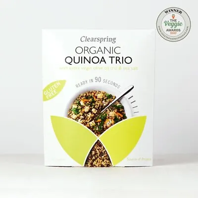 £3.89 • Buy Clearspring Organic Gluten Free 90sec Quinoa Trio