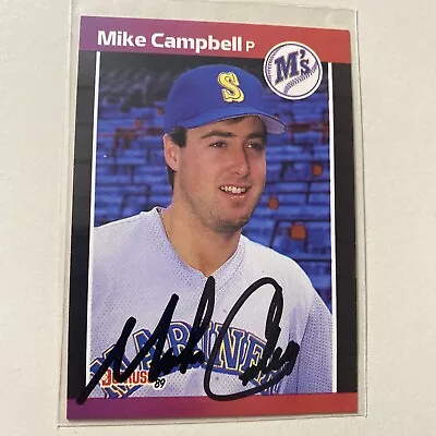 1989 Donruss Mike Campbell Autograph Card  • $1.59