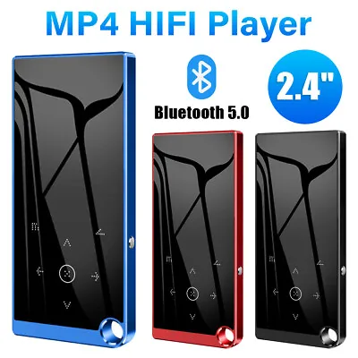 Portable Bluetooth 5.0HiFi MP3 Player Lossless Music Support 128GB Micro SD Card • $23.55