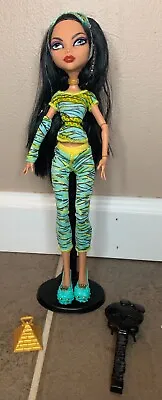 *Monster High Dead Tired Cleo De Nile Doll With Accessories • $100