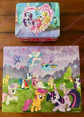 2013 My Little Pony  Lunch Box & 48 Pc Puzzle & 1 Pinkie Pie Figure  Hasbro • $21.95