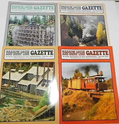 4 Narrow Gauge And Short Line Gazette 2007 Railroad Modelbuilding Modelling • $24.96