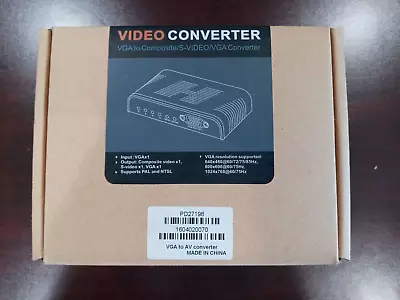 VGA To Composite/S-Video/VGA Converter • $14.99