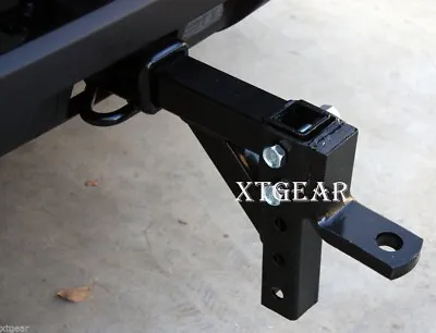 $39.99 • Buy 4 Level Raised 10  Adjustable Ball Mounting Mount Tow Drop Hitch 2  Receiver