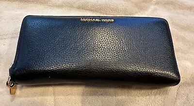 Michael Kors Long Zip Around Wallet Wristlet Leather • $24.99