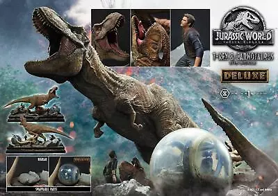 Jurassic World Fallen Kingdom Statue 1/15 T-Rex & Carnotaurus Deluxe Prime 1 • $3036.87