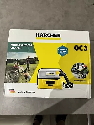 Karcher OC3 Mobile Outdoor Cleaner - Battery Powered Pressure Washer 16800190 • £100