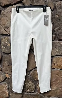 VINCE CAMUTO Ivory Ankle Pants Split Hem Sz 02468101214 NWT$79 9199309 • $19.99