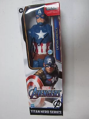 Chris Evans Signed Captain America Figure With COA • £217.16