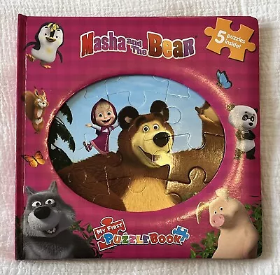 Phidal - Masha & The Bear My First Puzzle Book - 5 Puzzles - All Pieces Included • $24.99