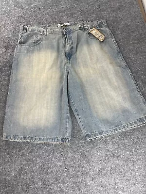 Vintage Dodeca Jeans Shorts Mens 48 Blue Capri Pants Faded A1 • $45