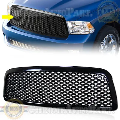 $179 • Buy For 2009-2012 Dodge Ram 1500 Black Luxury Mesh Front Bumper Grill Grille Guard