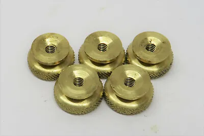 5 Brass Spark Plug Thumb Nuts 8/32 By 7/16in OD Maytag • $8.38
