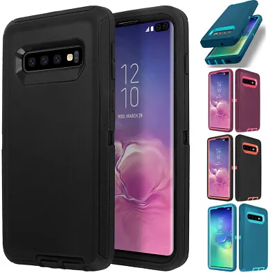 $11.99 • Buy For Samsung Galaxy S9 S8 S10 Plus S10e Case Shockproof Heavy Duty Armor Cover