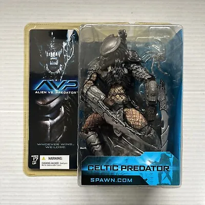 Alien Vs Predator Celtic Predator Action Figure McFarlane Toys 2004 AVP Toy New • $49.42