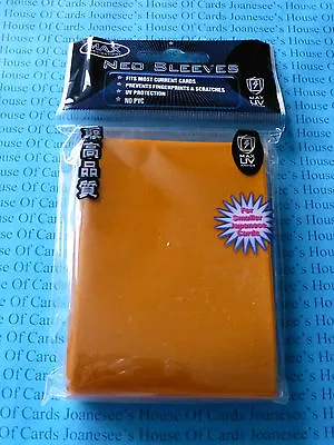 Sleeves X 50 Orange Deck Protectors Yu-gi-oh! Max Protect Neo Sleeves SMALL • £4.25