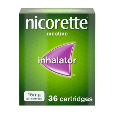 £32 • Buy Nicorette Inhalator Nicotine - 15mg - 36 Cartridges
