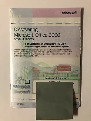 Microsoft Office 2000 Small Business Edition New In Sealed Package • $29.95