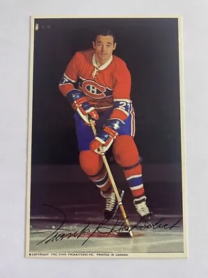 1971-72 Montreal Canadiens Postcard Frank Mahovlich • $11.04