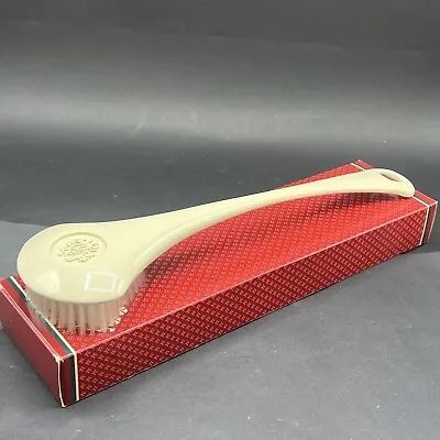 Vintage Avon 15”Bath Shower Long Handle Body Brush Beige Original Red Box New • $99