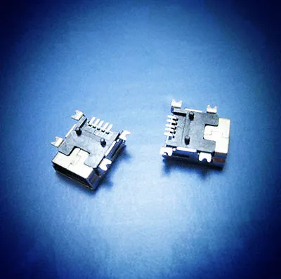 1 X Female Mini USB Type B 5-Pin SMT SMD Socket Jack Connector Port PCB Board • $0.99