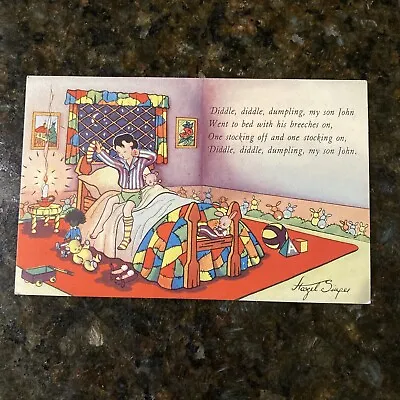 J Arthur Dixon Nursery Rhyme Series Postcard Unused • £7.50