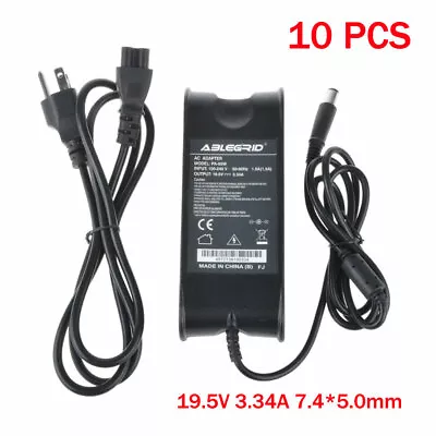 LOT OF 10 X 65W AC Adapter Charger Power Supply For Dell Laptop PA10 PA-12 E6400 • $99.99