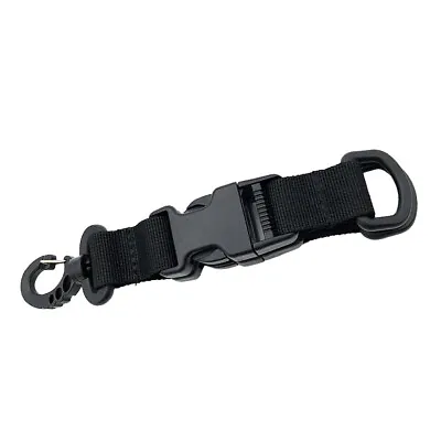 Molle Strap Buckle Nylon Webbing Hanging Belt D Ring Carabiner Clip Hook For • £5.66