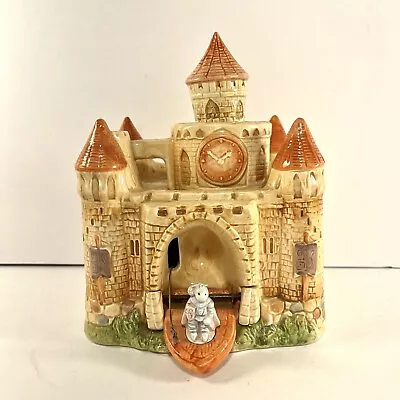 Vintage Schmid Castle Music Box With Draw Bridge Knight Plays Chariots Of Fire • $13.99