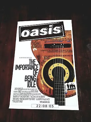 Oasis / The Importance Of Being Earnest / Uk Promo Poster From 2005 • £30