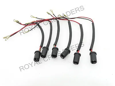 $12.75 • Buy New Willys Jeep 6 Pcs Complete Meter Light Lamp Bulb Holder Socket+wire #g153