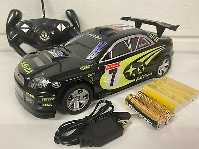 Subaru Impreza Wrc Rc Remote Control Car Fast Speed 1/16 Rechargeable Boxed • £18.99